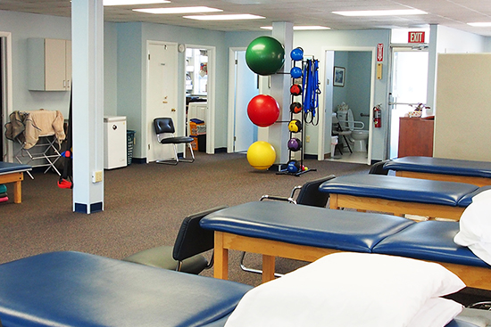 Interior of Quinnipiac Physical Therapy and Sports Medicine in North Haven and Hamden, CT 
